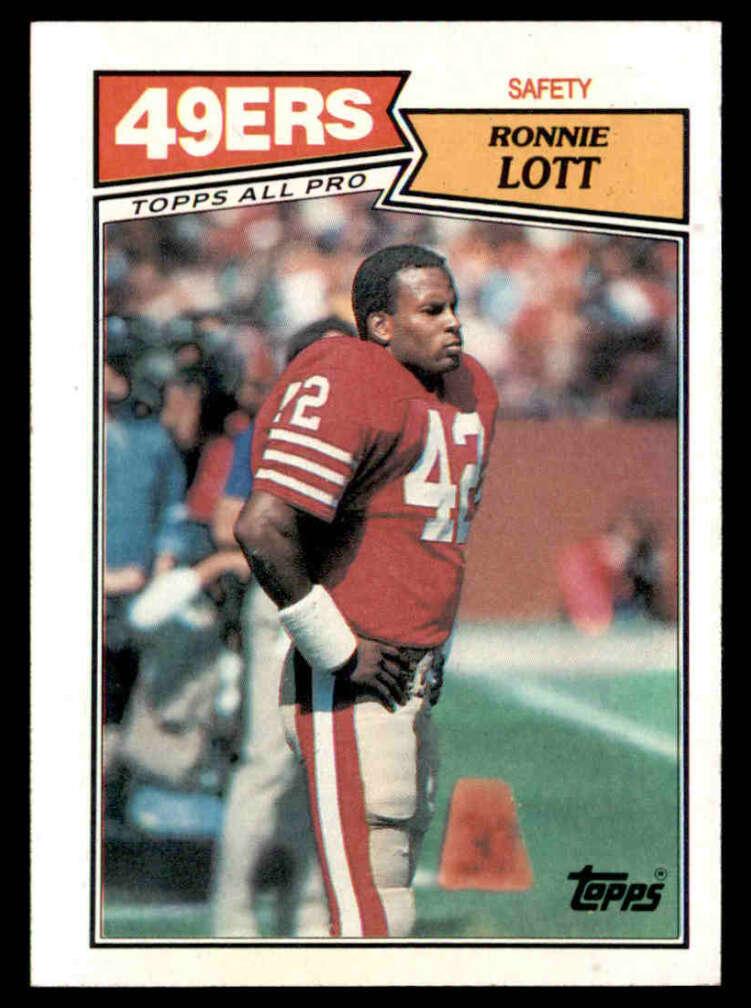 1987 Topps Football Ronnie Lott #123