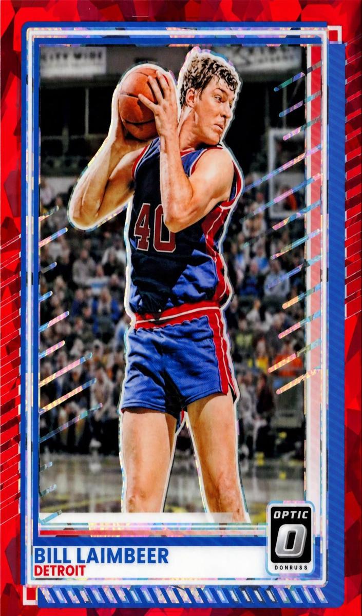 2025 Panini Donruss Basketball Red Cracked Ice Bill Laimbeer #131