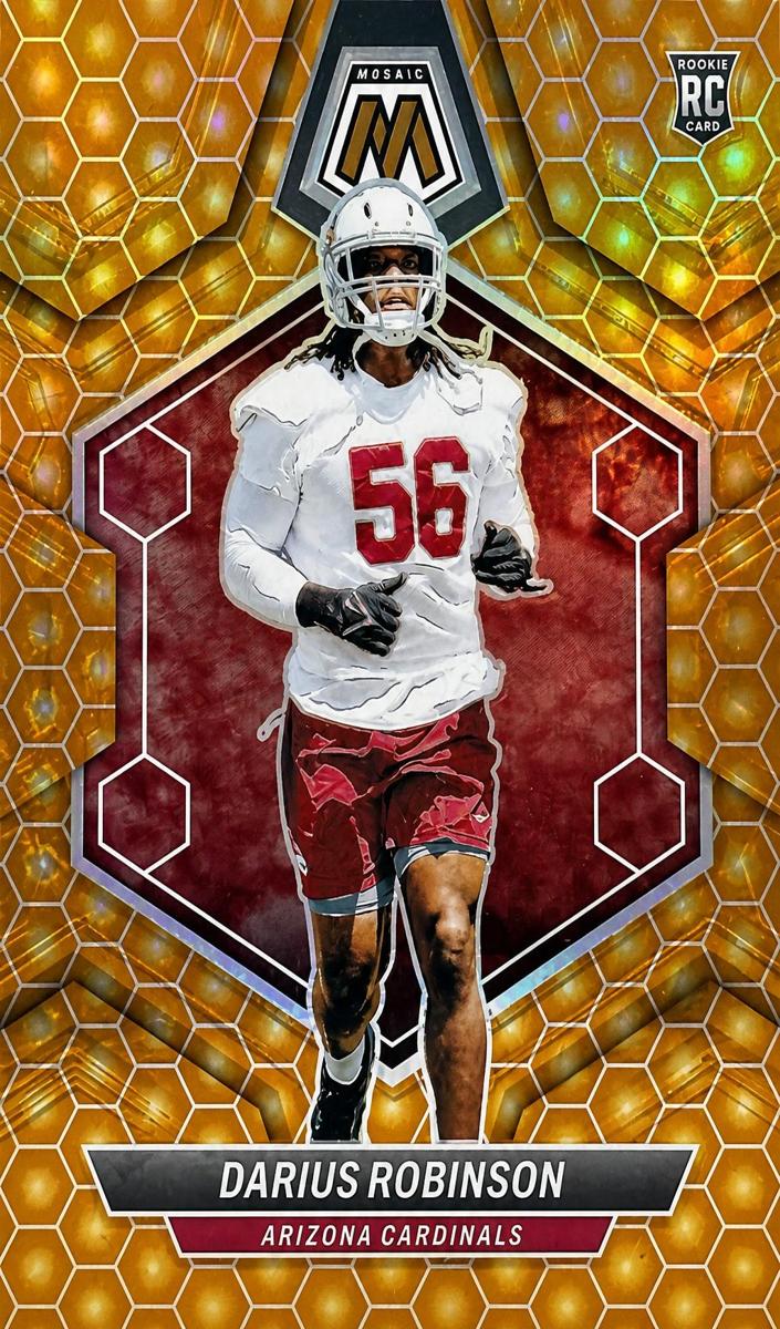 2024 Panini Mosaic Football Honeycomb Darius Robinson #327 PSA 10