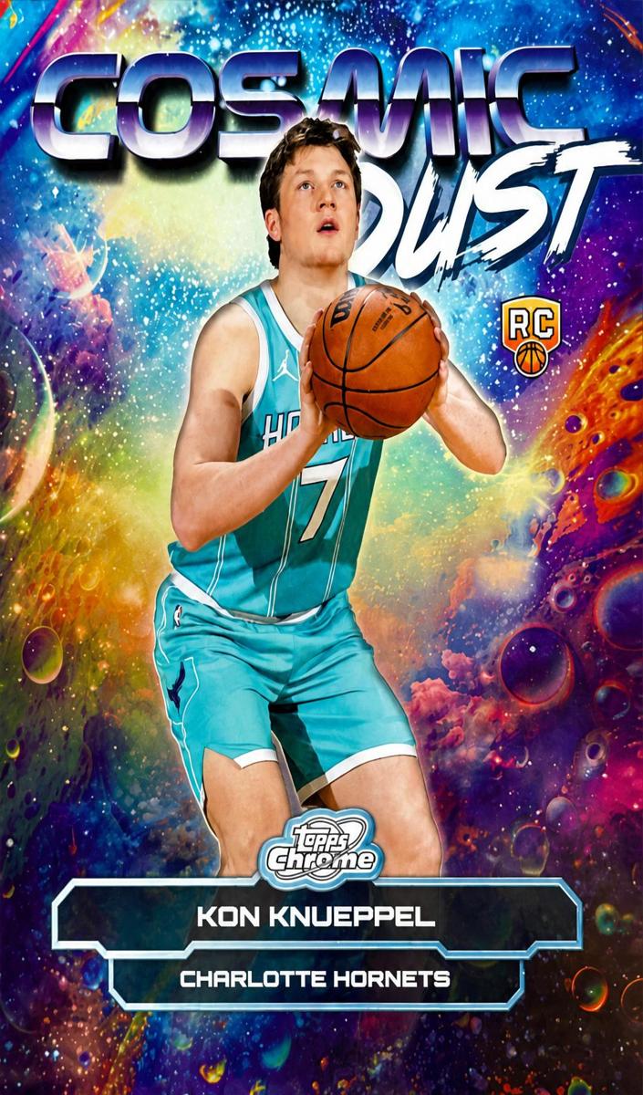 2025 Topps Cosmic Chrome Basketball Kon Knueppel #CD-19