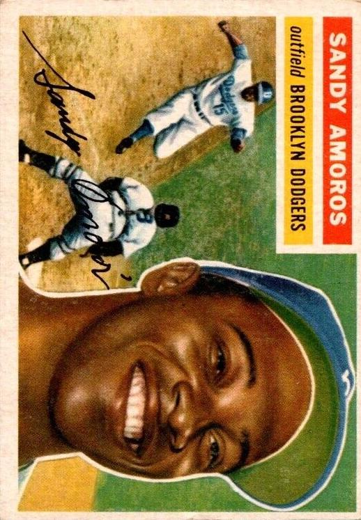 1956 Topps Baseball Sandy Amoros #42 PSA 6