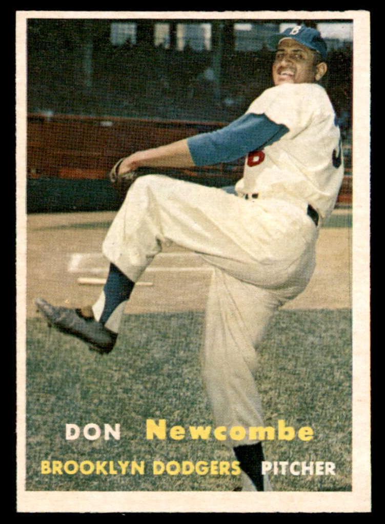 1957 Topps Baseball Don Newcombe #130 PSA 7.5