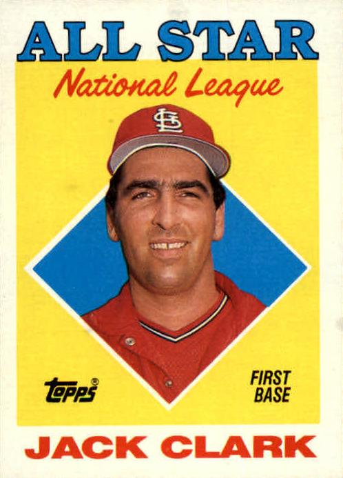 1988 Topps Baseball Jack Clark #397