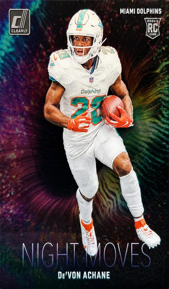2023 Panini Clearly Donruss Football De'Von Achane #20