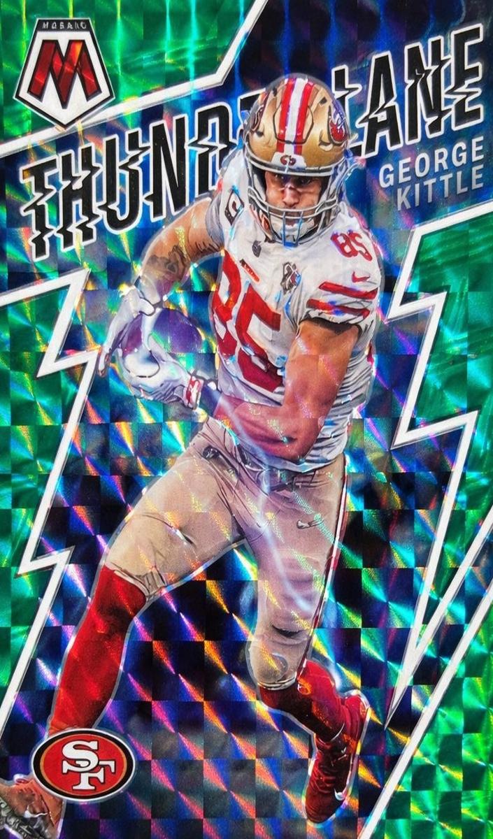 2022 Panini Mosaic Football Green George Kittle #TL-13 PSA 9