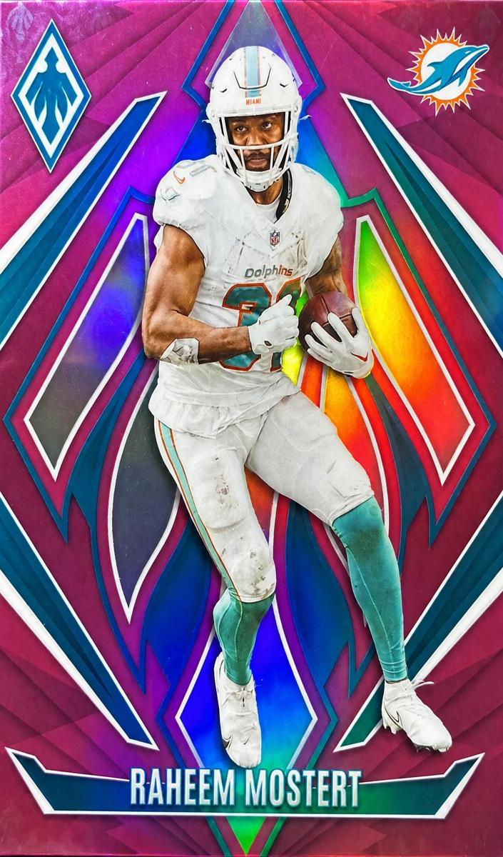 2024 Panini Phoenix Football Pink Raheem Mostert #122