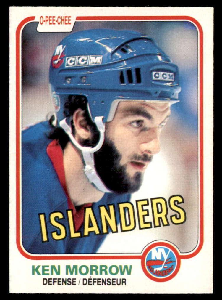 1981 O-Pee-Chee Hockey Ken Morrow #205