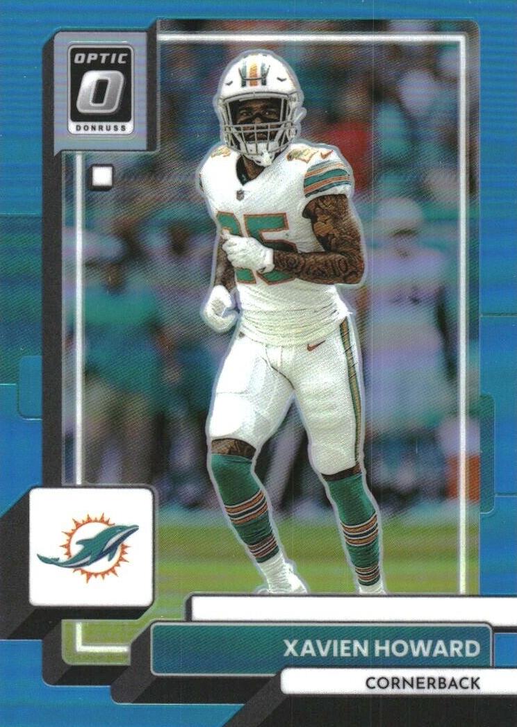2022 Donruss Optic Football Aqua Xavien Howard #125