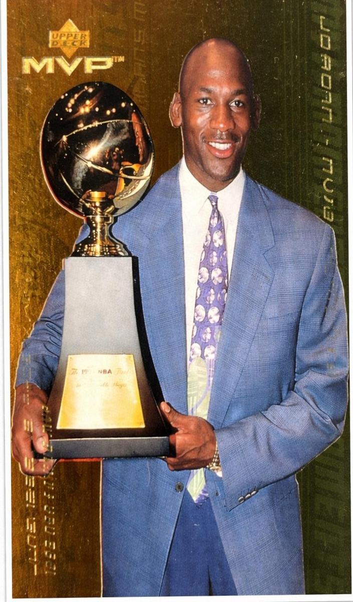 1999 Upper Deck MVP Basketball Michael Jordan #MJ11 PSA 8