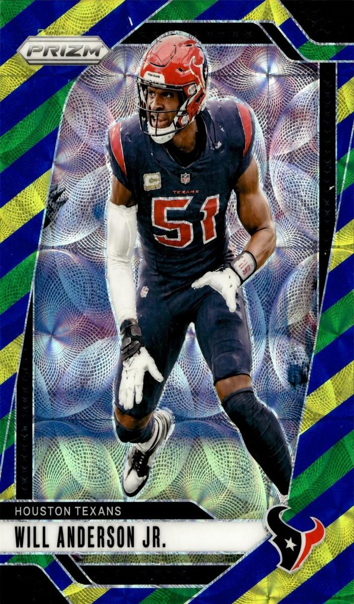 2024 Panini Prizm Football Choice Blue Yellow and Green Will Anderson Jr. #116
