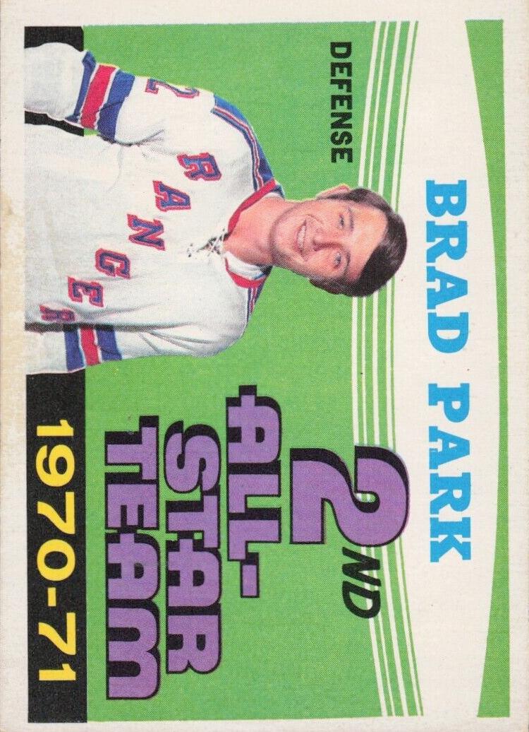 1971 O-Pee-Chee Hockey Brad Park #257 PSA 9