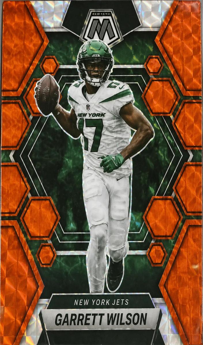 2023 Panini Mosaic Football Orange Garrett Wilson #75