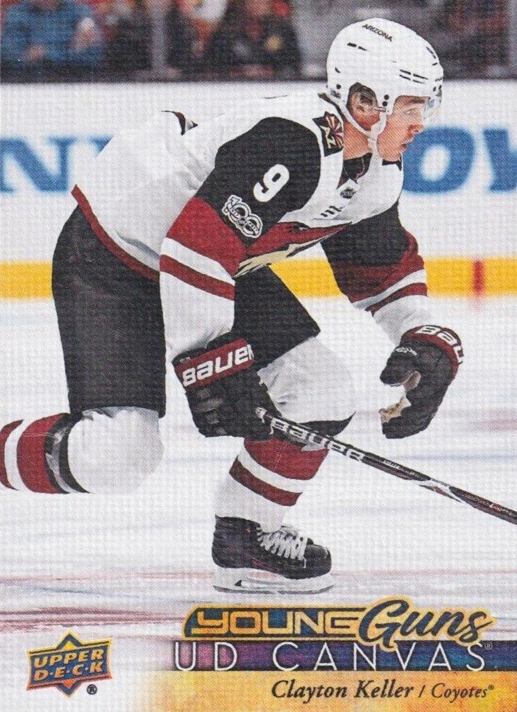 2017 Upper Deck Hockey Clayton Keller #C110 PSA 9