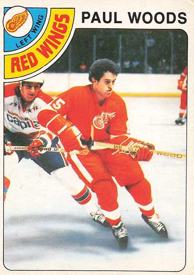 1978 O-Pee-Chee Hockey Paul Woods #159 PSA 8