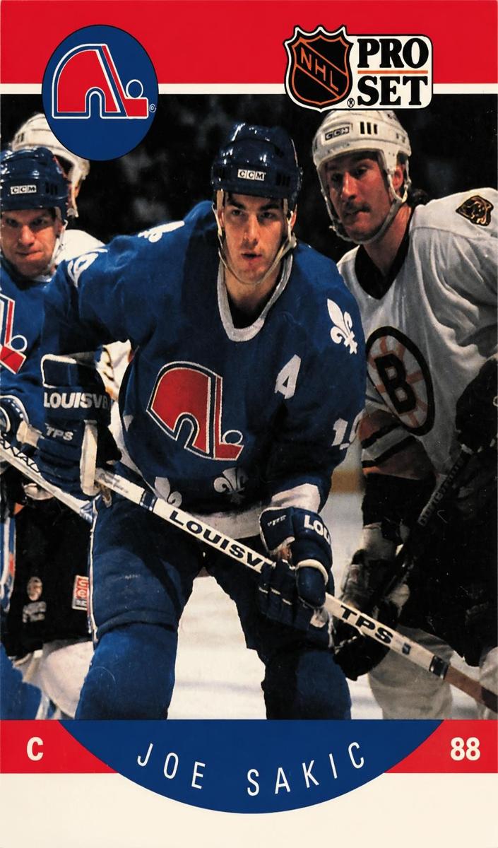 1990 Pro Set Hockey Joe Sakic #257