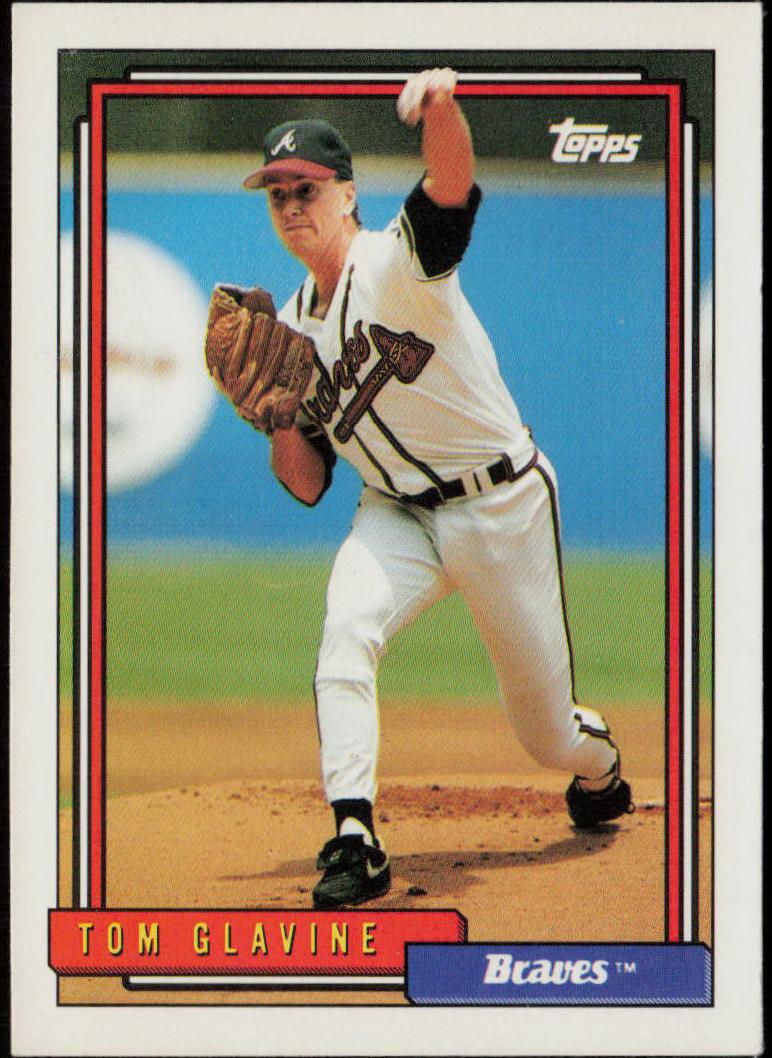 1992 Topps Baseball Tom Glavine #305 PSA 9