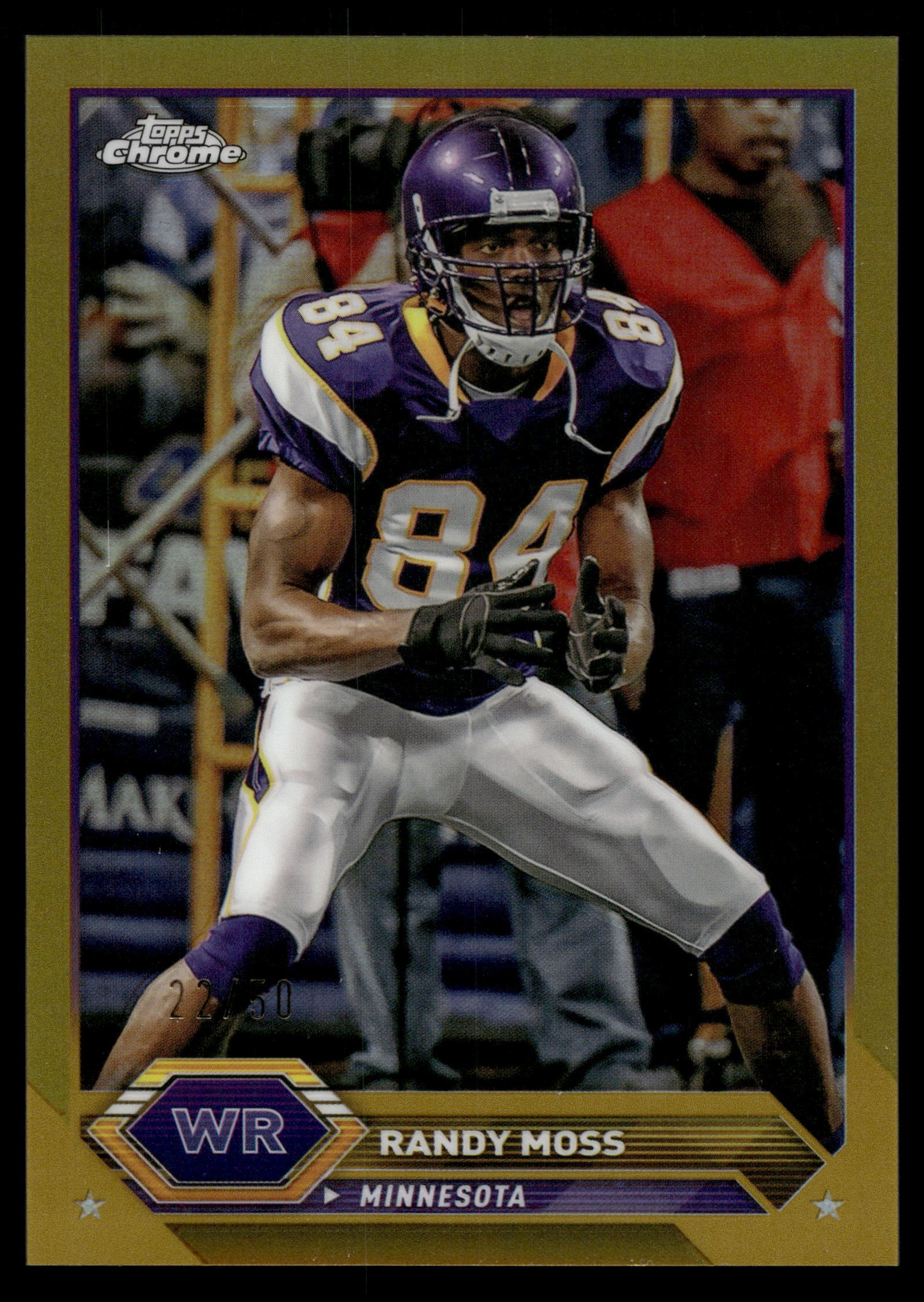 2023 Topps Composite Football Gold Refractor Randy Moss #13 SGC 10