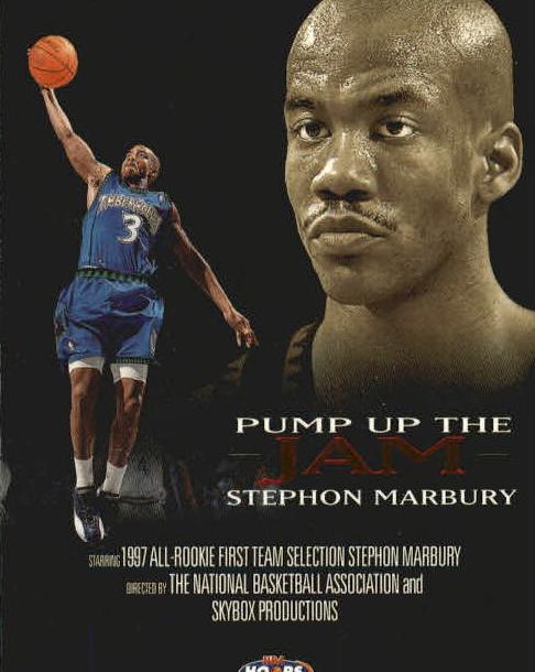 1998 Hoops Basketball Stephon Marbury #1PJ PSA 8