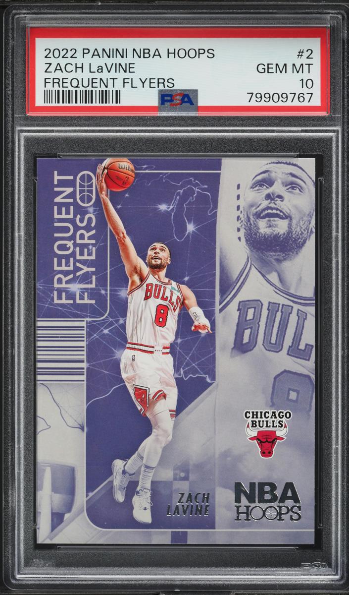 2022 Panini Hoops Basketball Zach LaVine #2 PSA 9