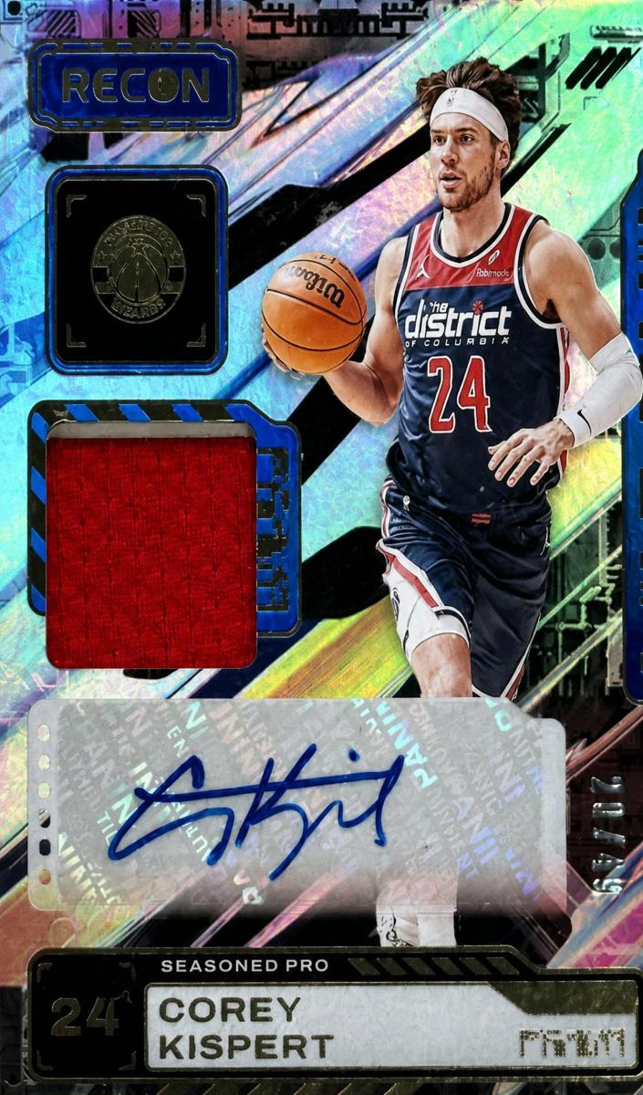 2023 Panini Recon Basketball Blue Corey Kispert #SPA-KIS