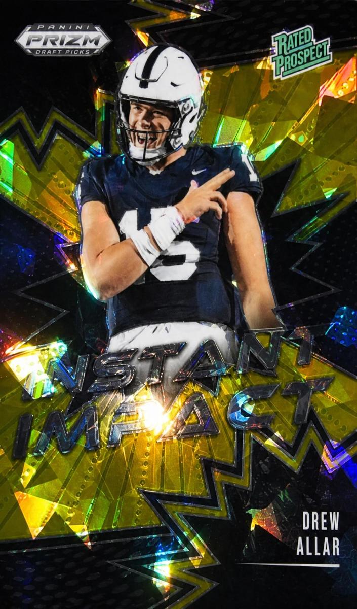 2025 Panini Prizm Draft Picks Football Gold Ice Drew Allar #II-DAR PSA 10