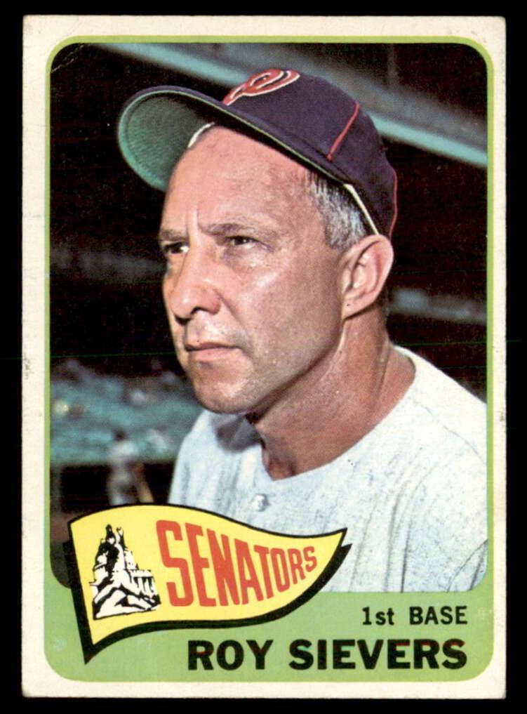 1965 Topps Baseball Roy Sievers #574