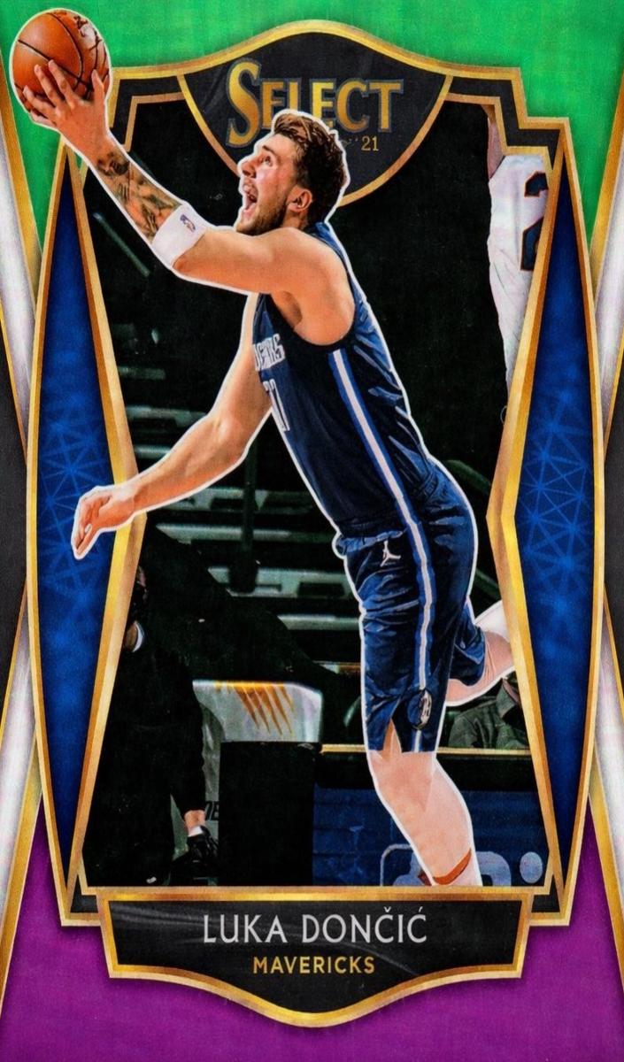 2020 Panini Select Basketball Green White Purple Luka Doncic #150