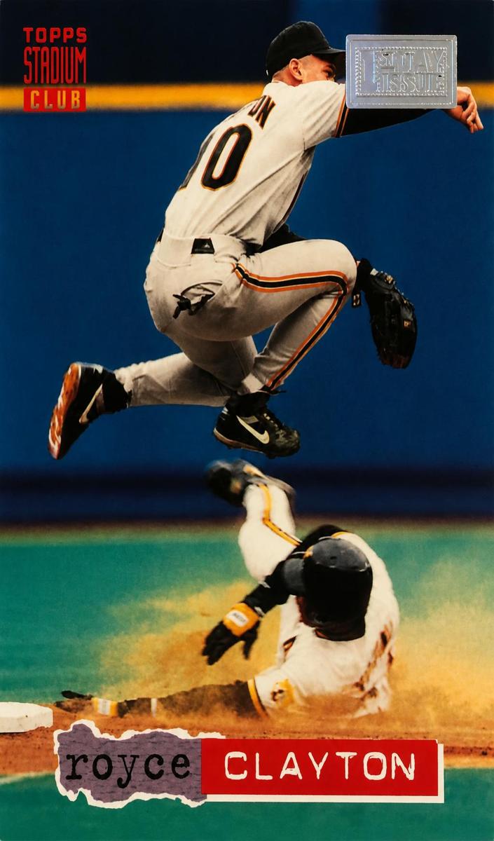 1994 Topps Stadium Club Baseball First Day Issue Royce Clayton #39