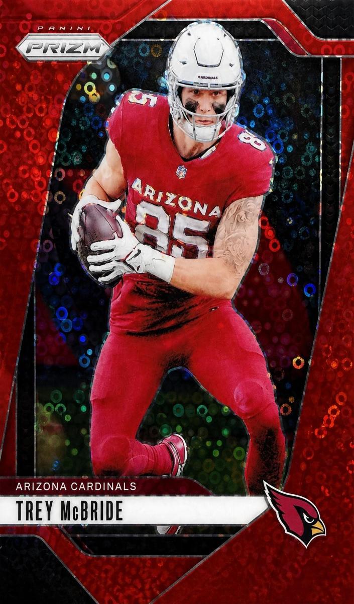2024 Panini Prizm Football No Huddle Red Trey McBride #4