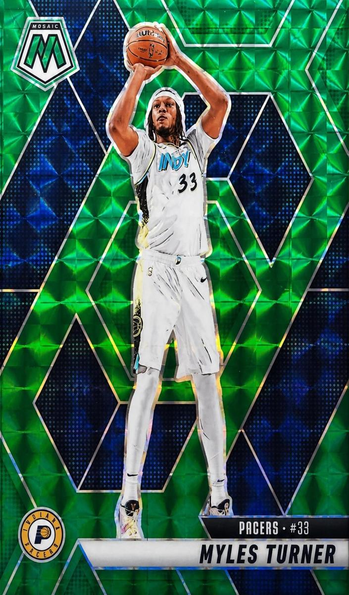 2024 Panini Mosaic Basketball Green Myles Turner #153