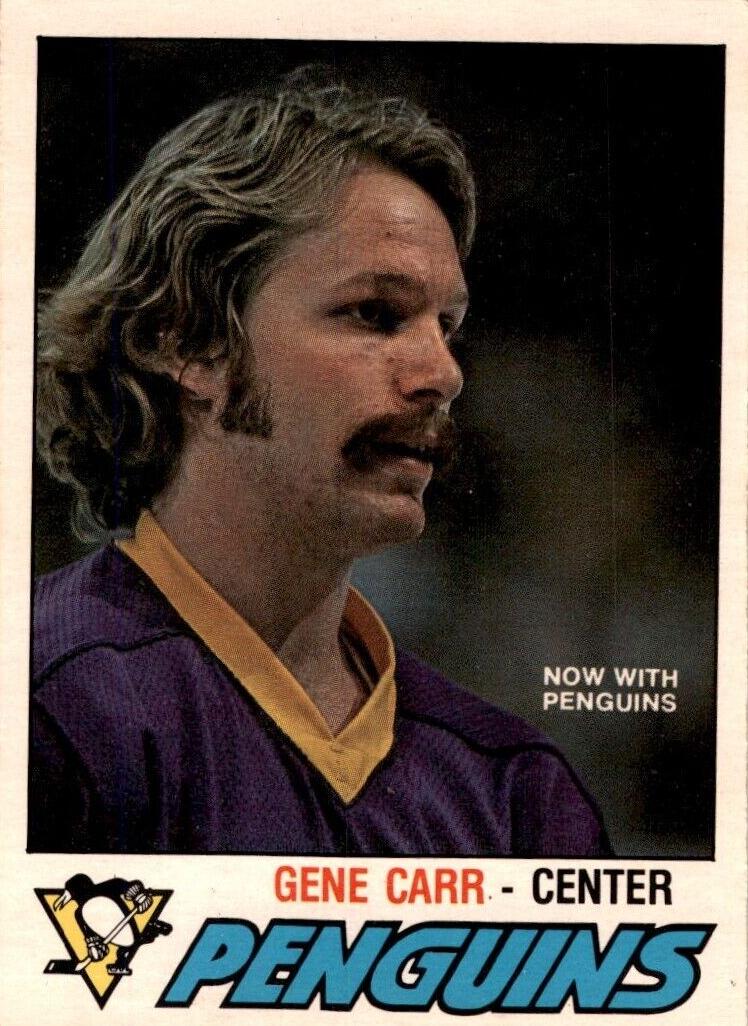 1977 O-Pee-Chee Hockey Gene Carr #298 PSA 9