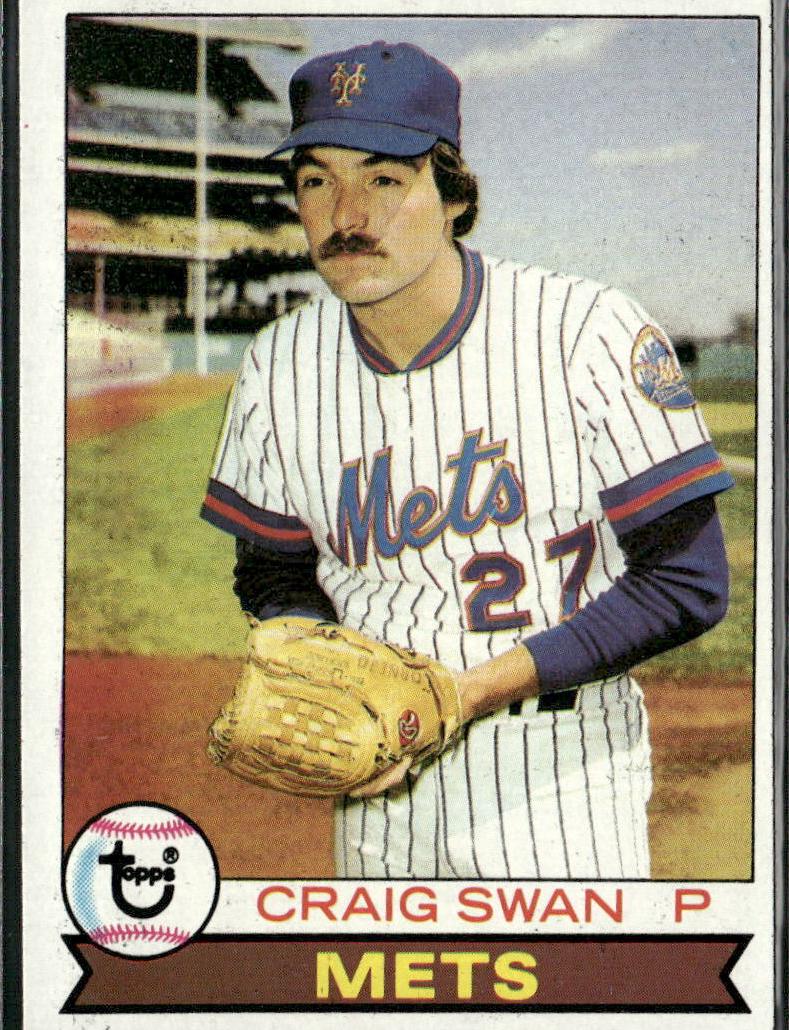 1979 Topps Baseball Craig Swan #334 PSA 8.5