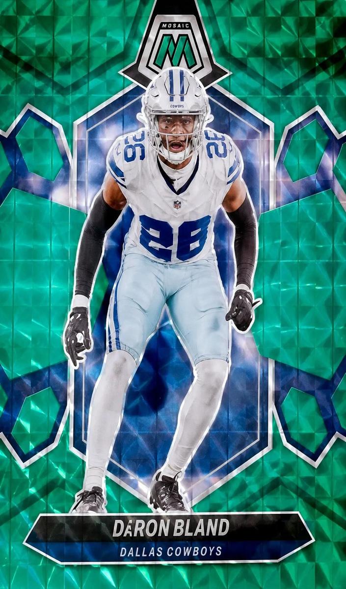 2024 Panini Mosaic Football Green DaRon Bland #63