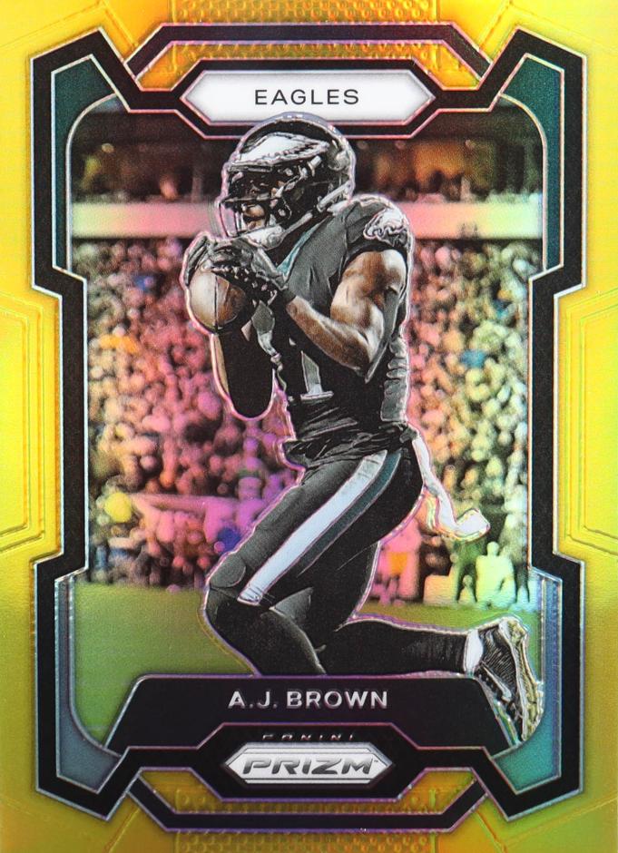 2023 Panini Prizm Football Gold A.J. Brown #236