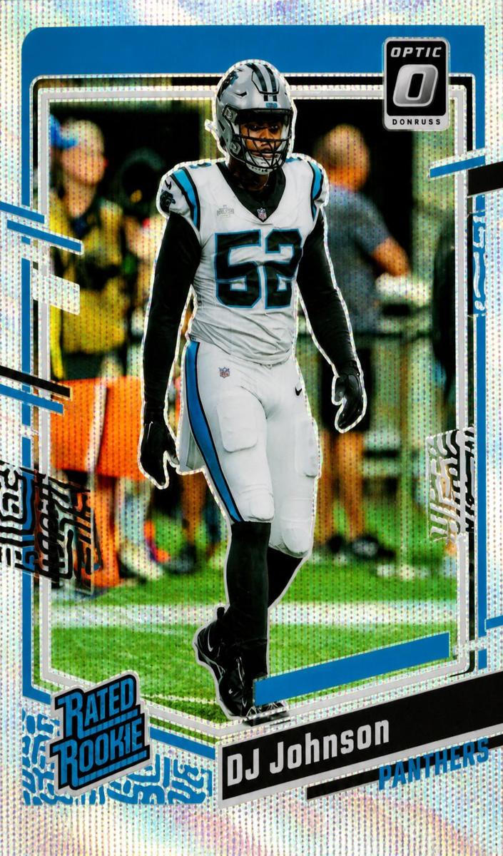 2023 Donruss Optic Football Wave DJ Johnson #214