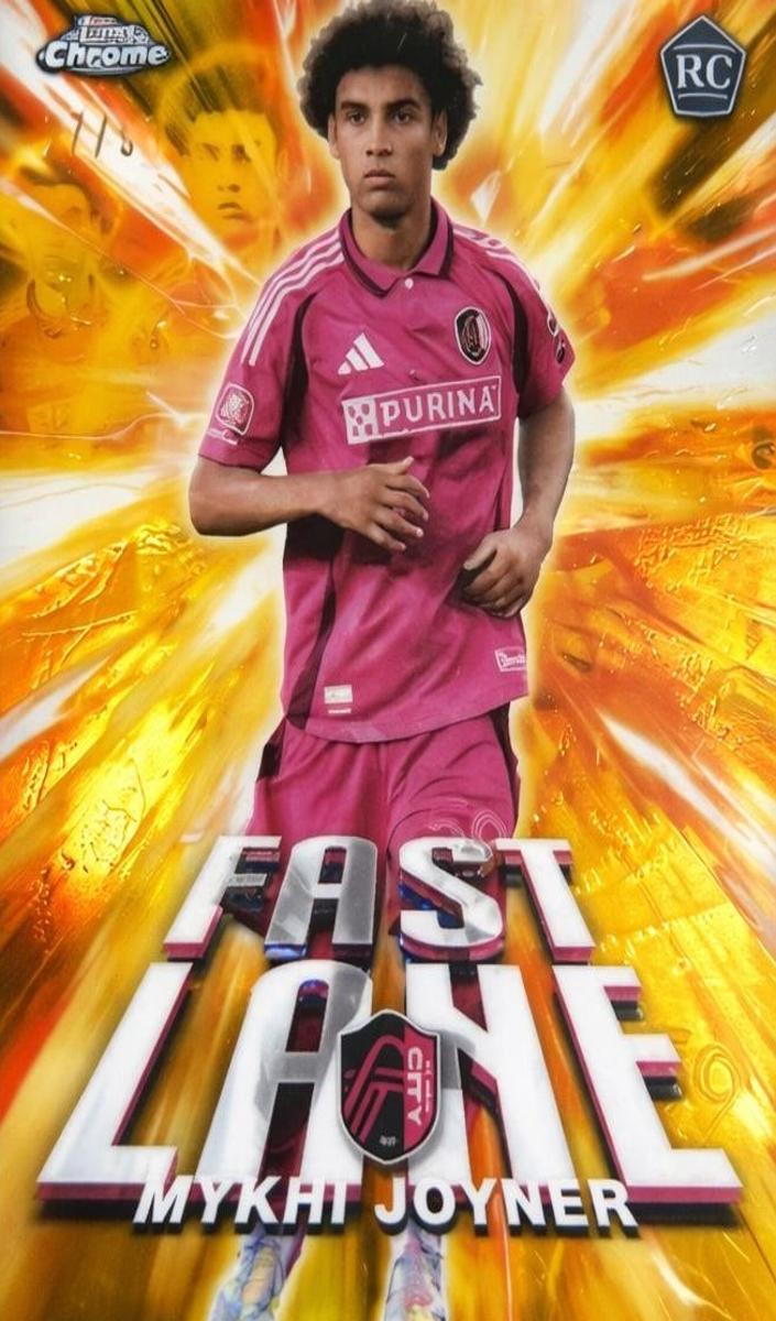 2025 Topps Chrome MLS Soccer Gold Refractor MyKhi Joyner #FL-19