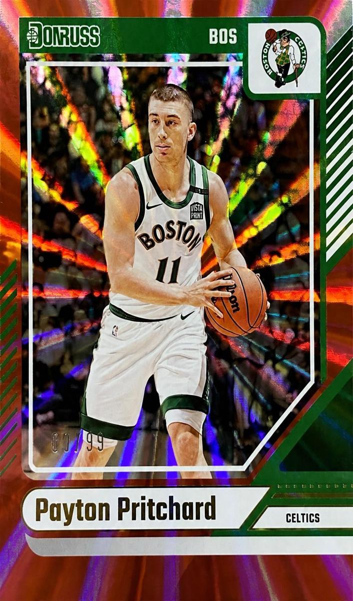 2024 Panini Donruss Basketball Holo Red Laser Payton Pritchard #137