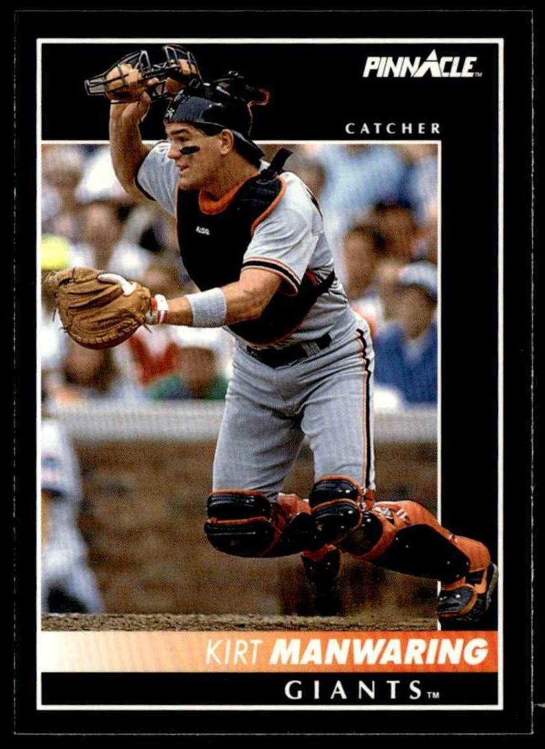 1992 Pinnacle Baseball Kirt Manwaring #181