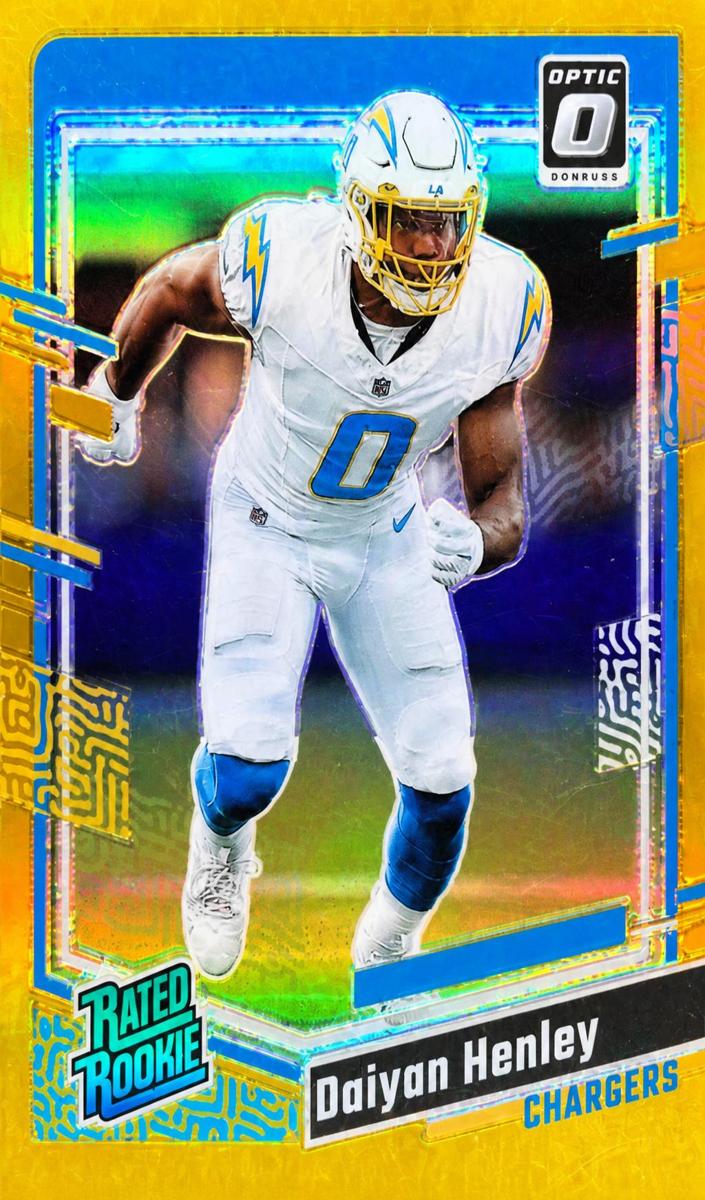 2023 Donruss Optic Football Gold Daiyan Henley #263