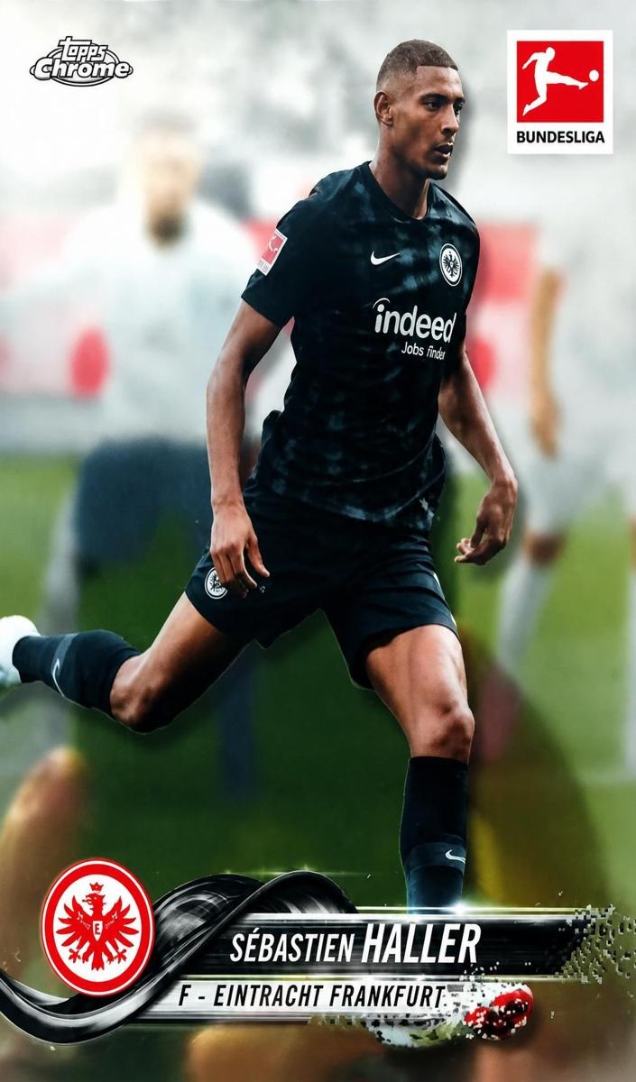 2018 Topps Chrome Bundesliga Soccer Sebastien Haller #78