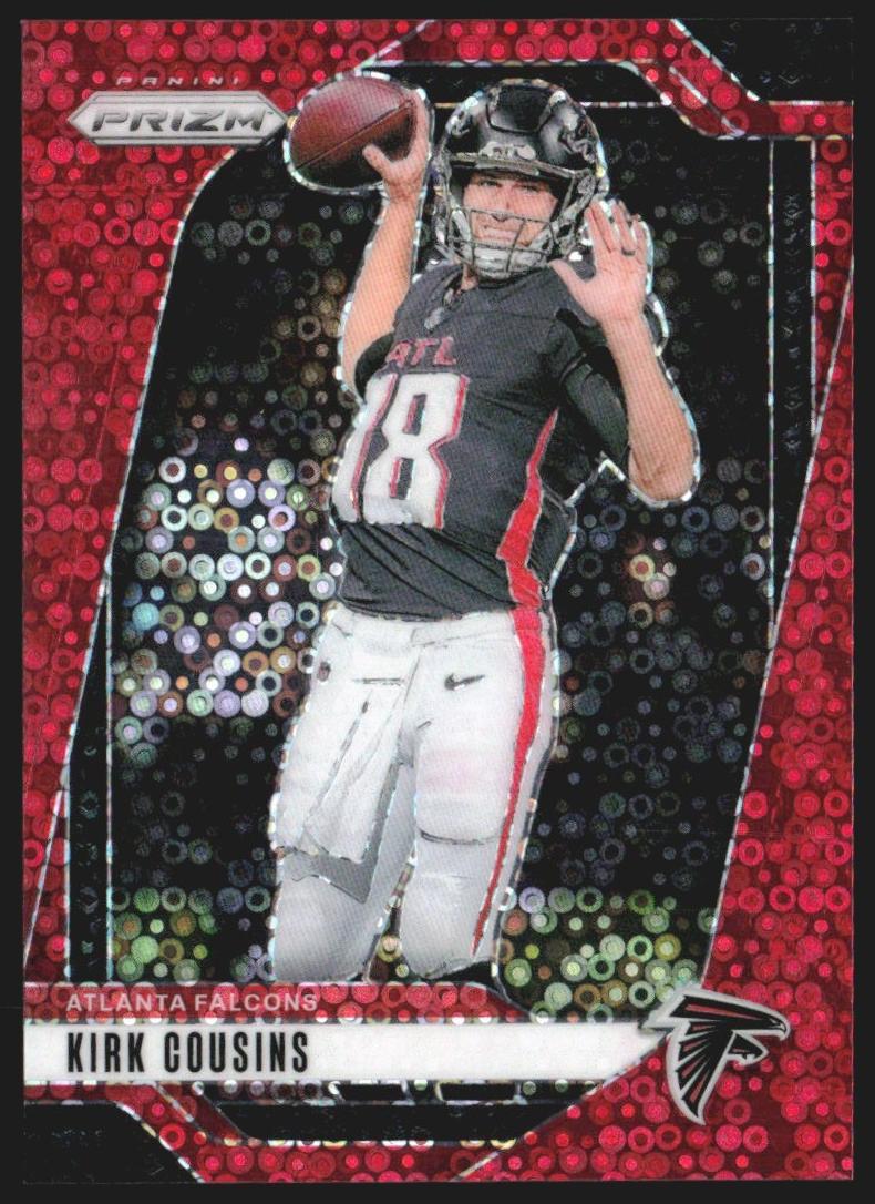 2024 Panini Prizm Football No Huddle Red Kirk Cousins #10