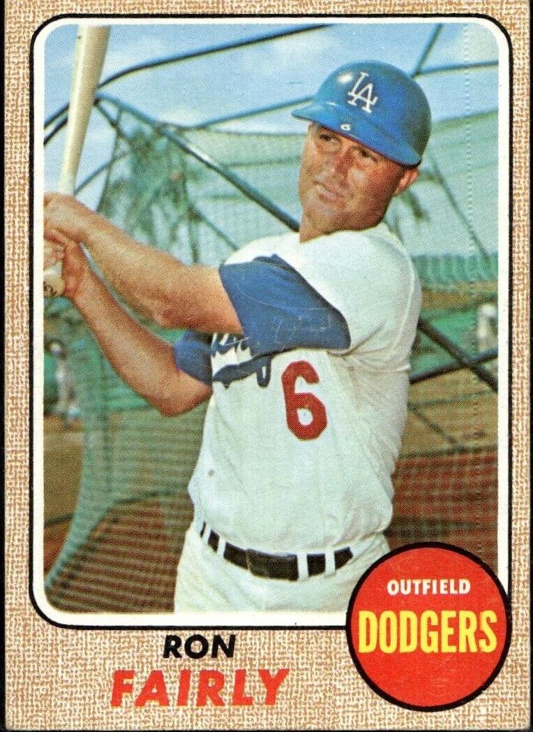 1968 Topps Baseball Ron Fairly #510