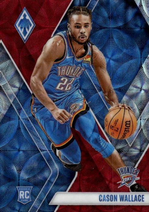 2023 Panini Phoenix Basketball International Red Cason Wallace #291