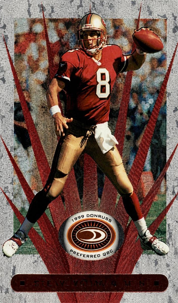 1999 Donruss Preferred QBC Football Steve Young #80