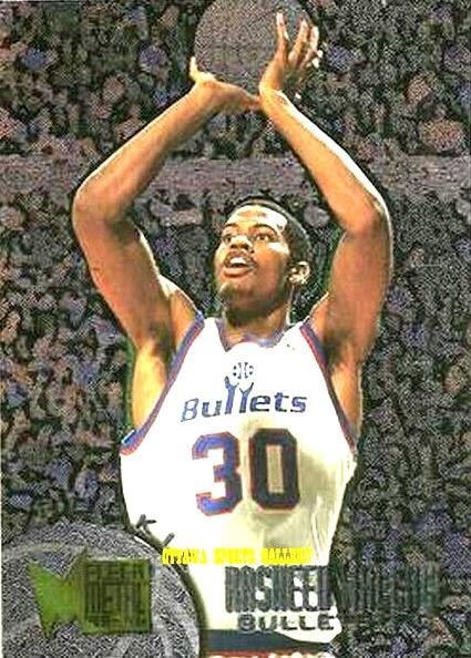 1995 Fleer Metal Basketball Rasheed Wallace #208 PSA 9