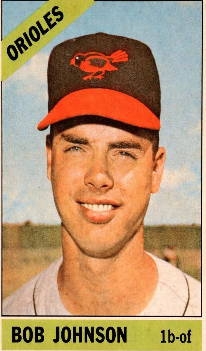 1966 Topps Venezuelan Baseball Bob Johnson #148