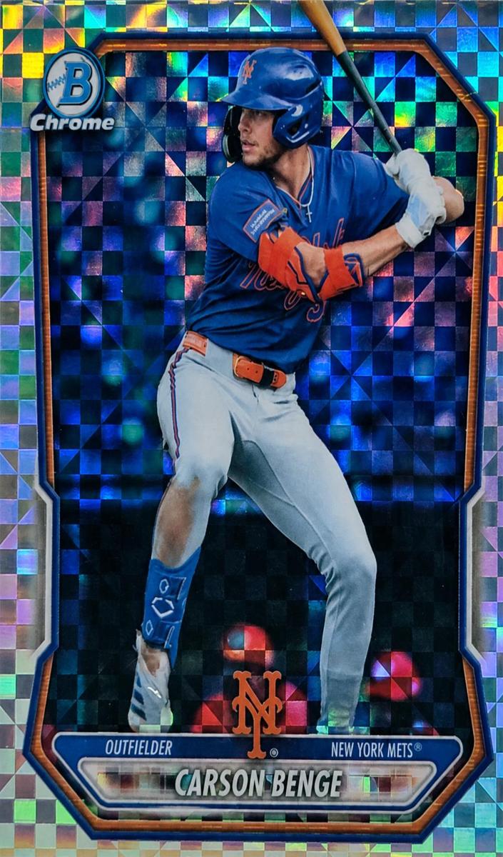 2026 Bowman Baseball X-Fractor Carson Benge #BCP-111