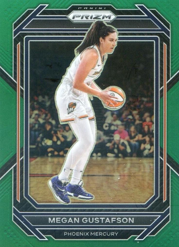 2023 Panini Prizm WNBA Basketball Green Megan Gustafson #46