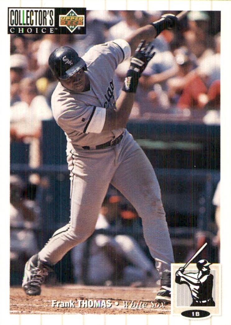 1994 Upper Deck Collector's Choice Baseball Silver Signature Frank Thomas #500 PSA 9