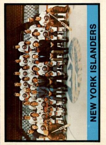 1974 O-Pee-Chee Hockey New York Islanders #307